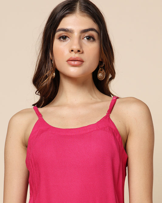 Plain Dyed Short Dress (Skater or Spaghetti)
