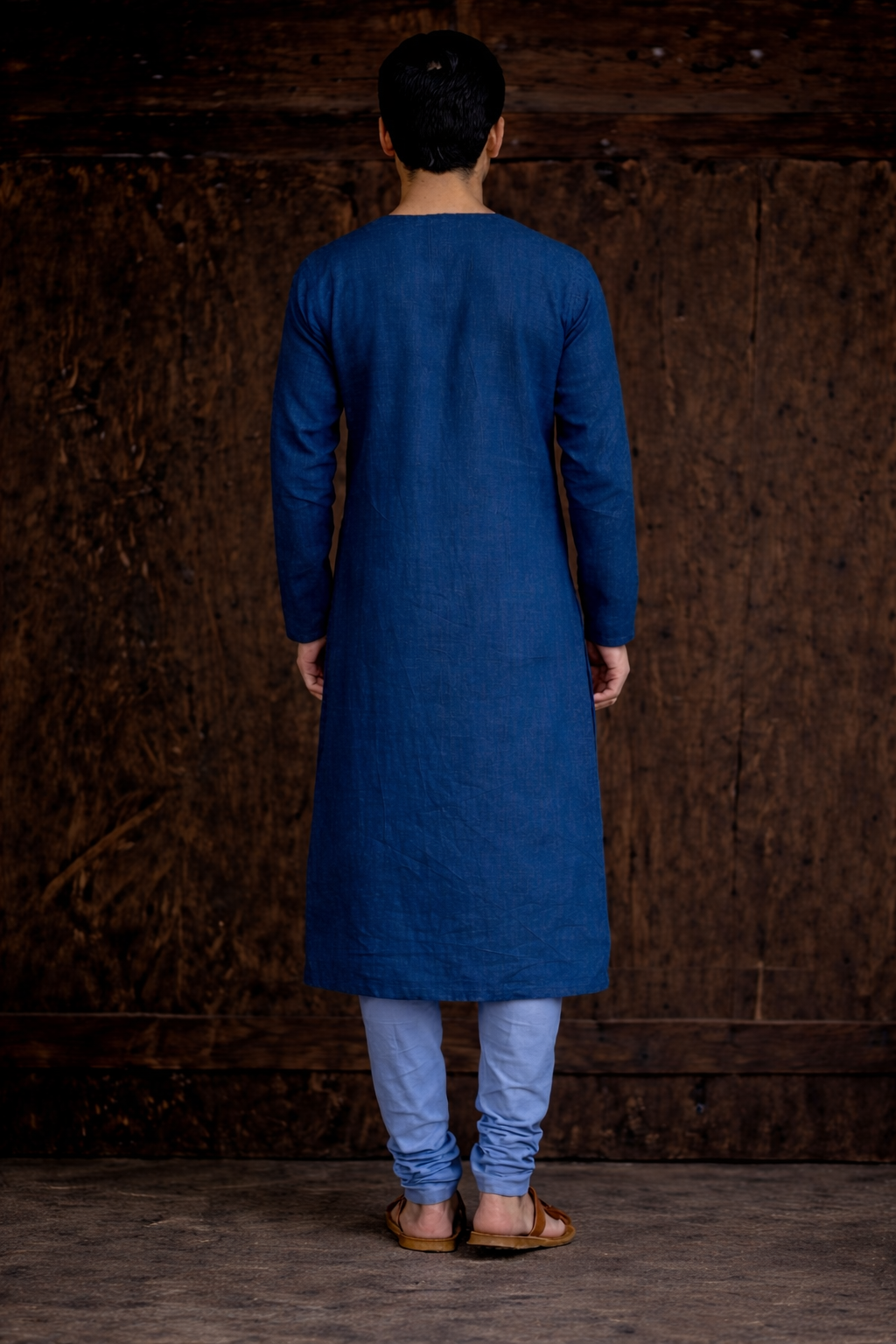 Maratha Inspired Cotton Long Kurta Set
