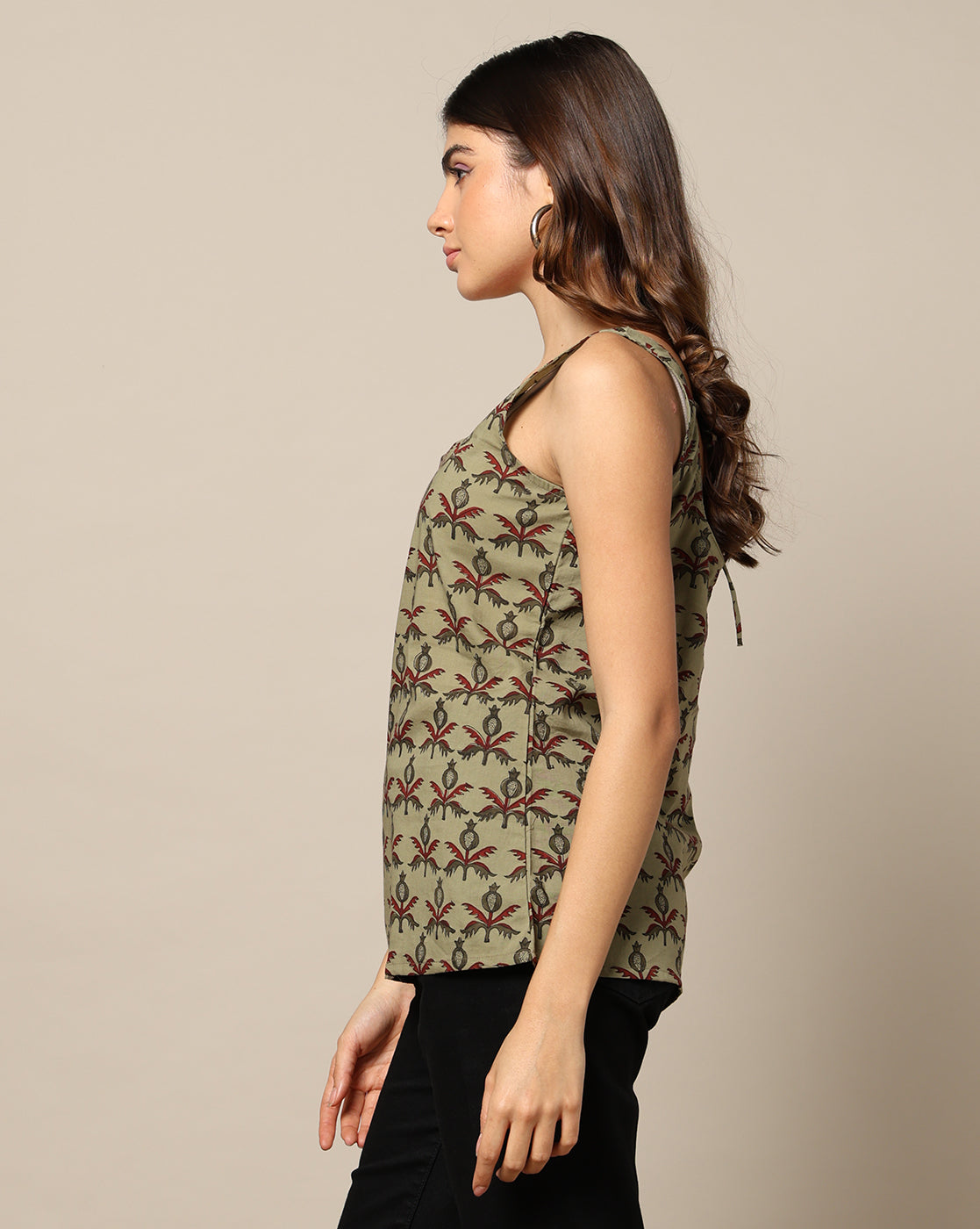 Hand Block Printed Cotton Short Kurti