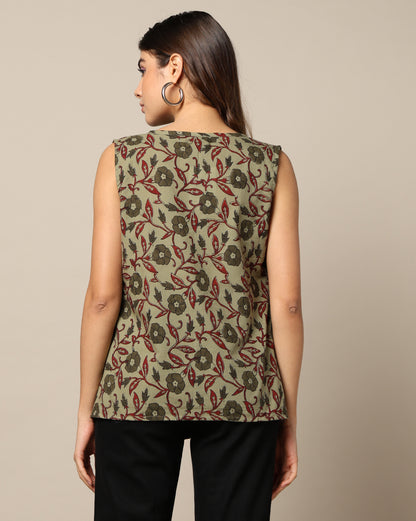 Flower zaal Mehandi Top