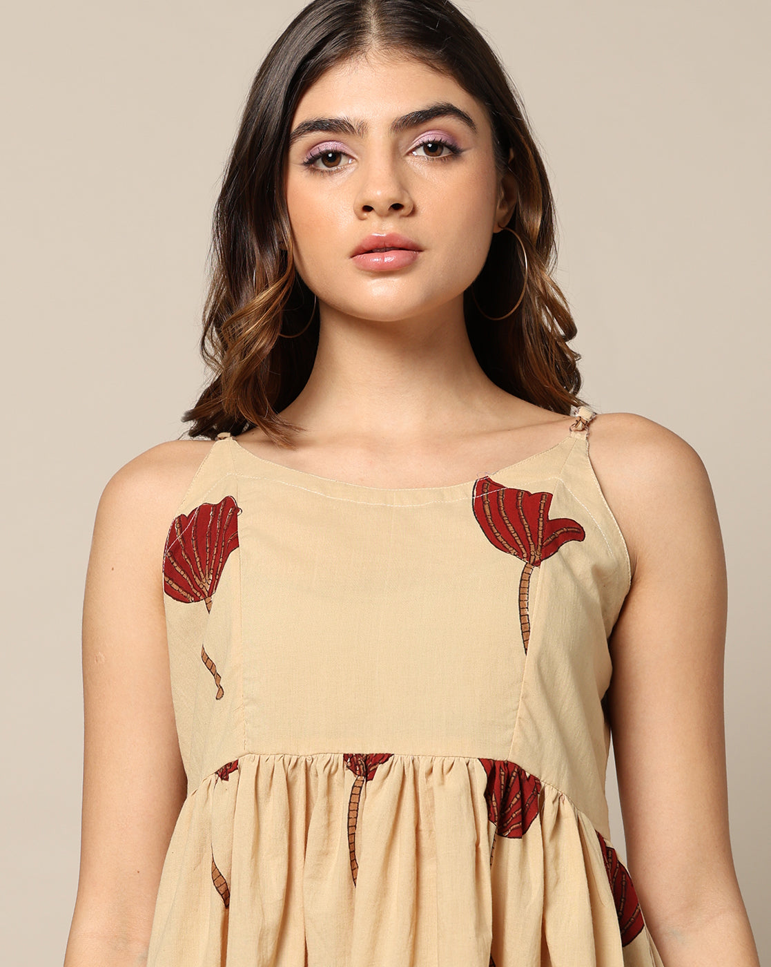 Hand Block Printed Skater Dress