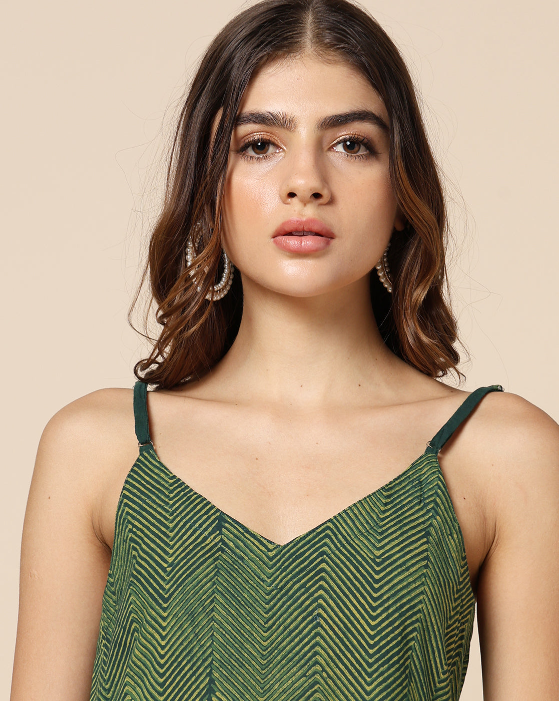 Indigo Nashpal Dyed Dabu Hand Block Printed Top