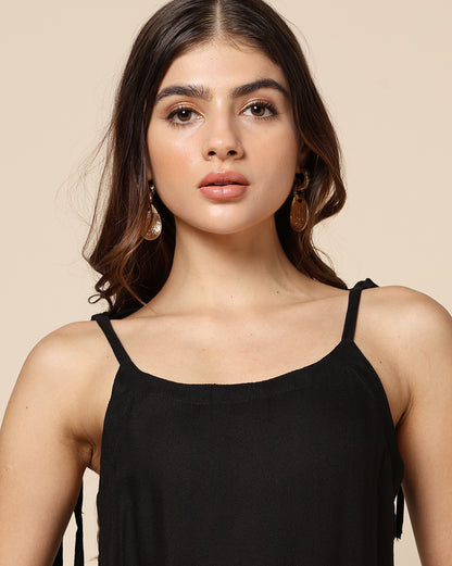 Plain Dyed Short Dress (Skater or Spaghetti)