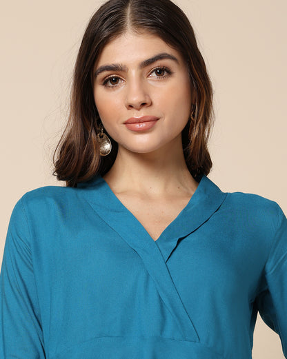Turquoise Short Dress