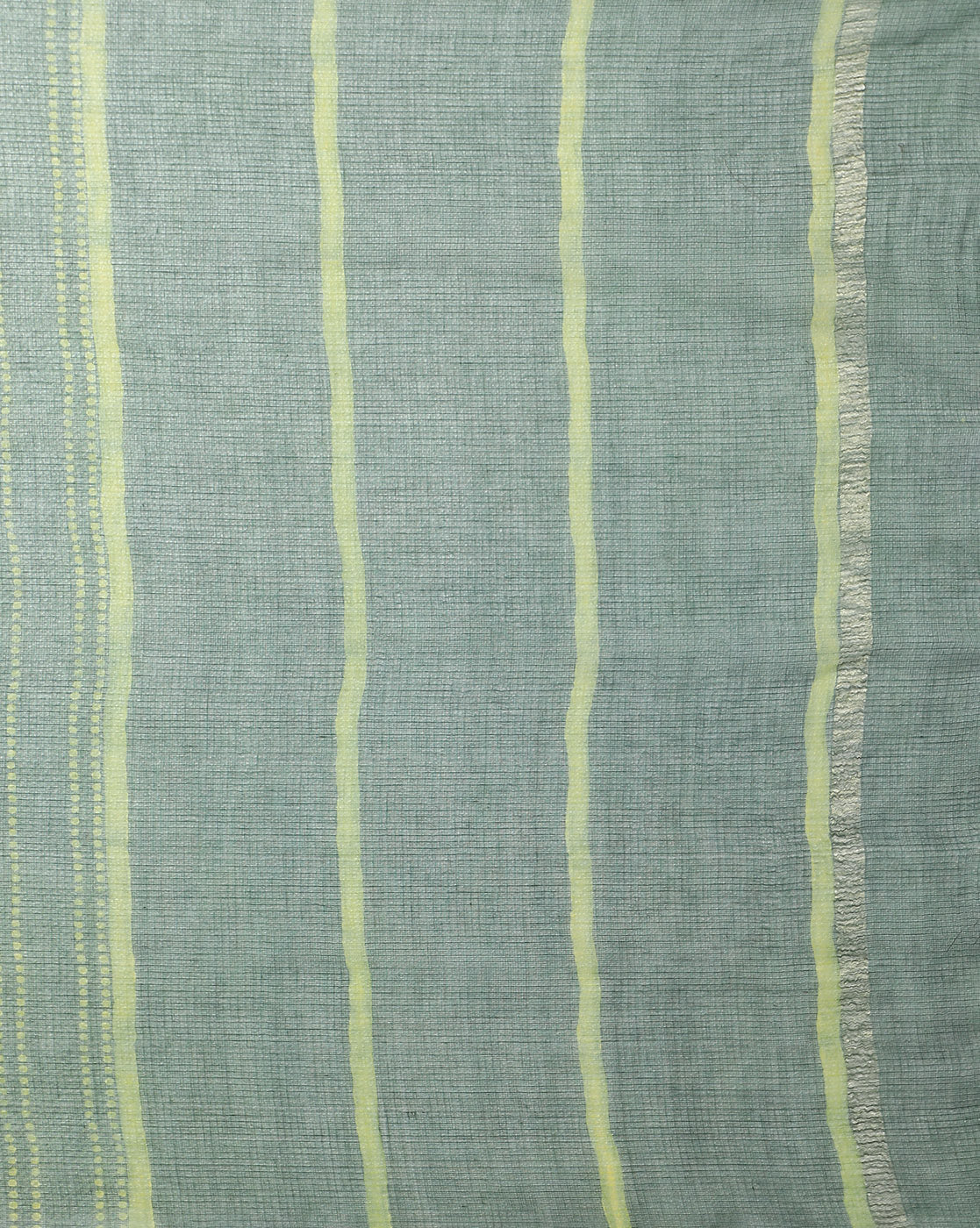 Natural Indigo Dyed Dabu Hand Block Printed Kota Doriya Saree