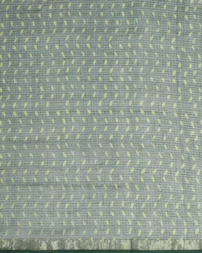 Natural Indigo Dyed Dabu Hand Block Printed Kota Doriya Saree