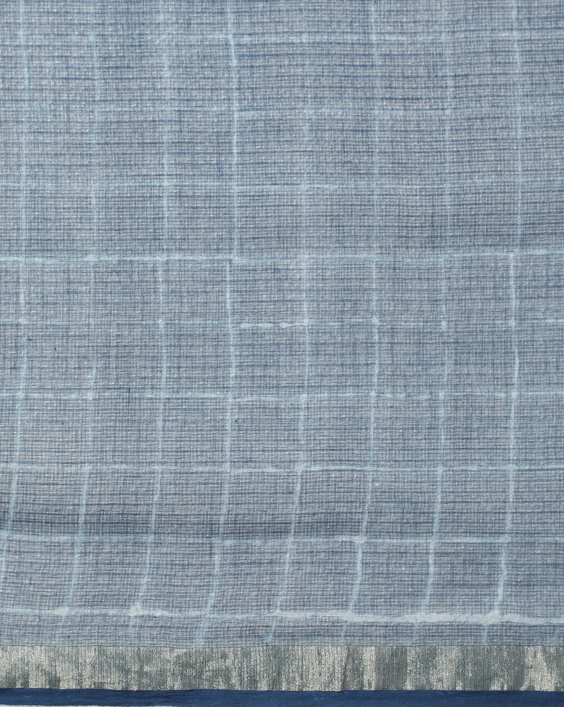 Natural Indigo Dyed Dabu Hand Block Printed Kota Doriya Saree
