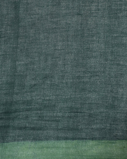 Natural Indigo Dyed Dabu Hand Block Printed Cotton Saree