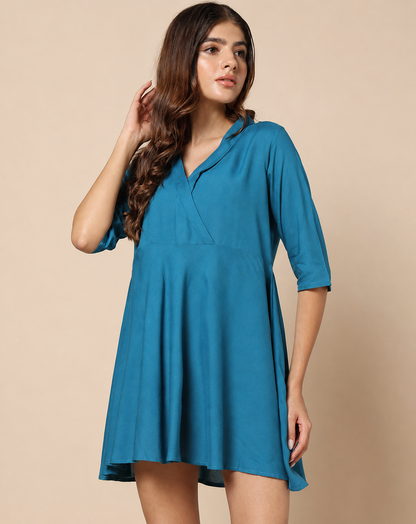 Turquoise Short Dress