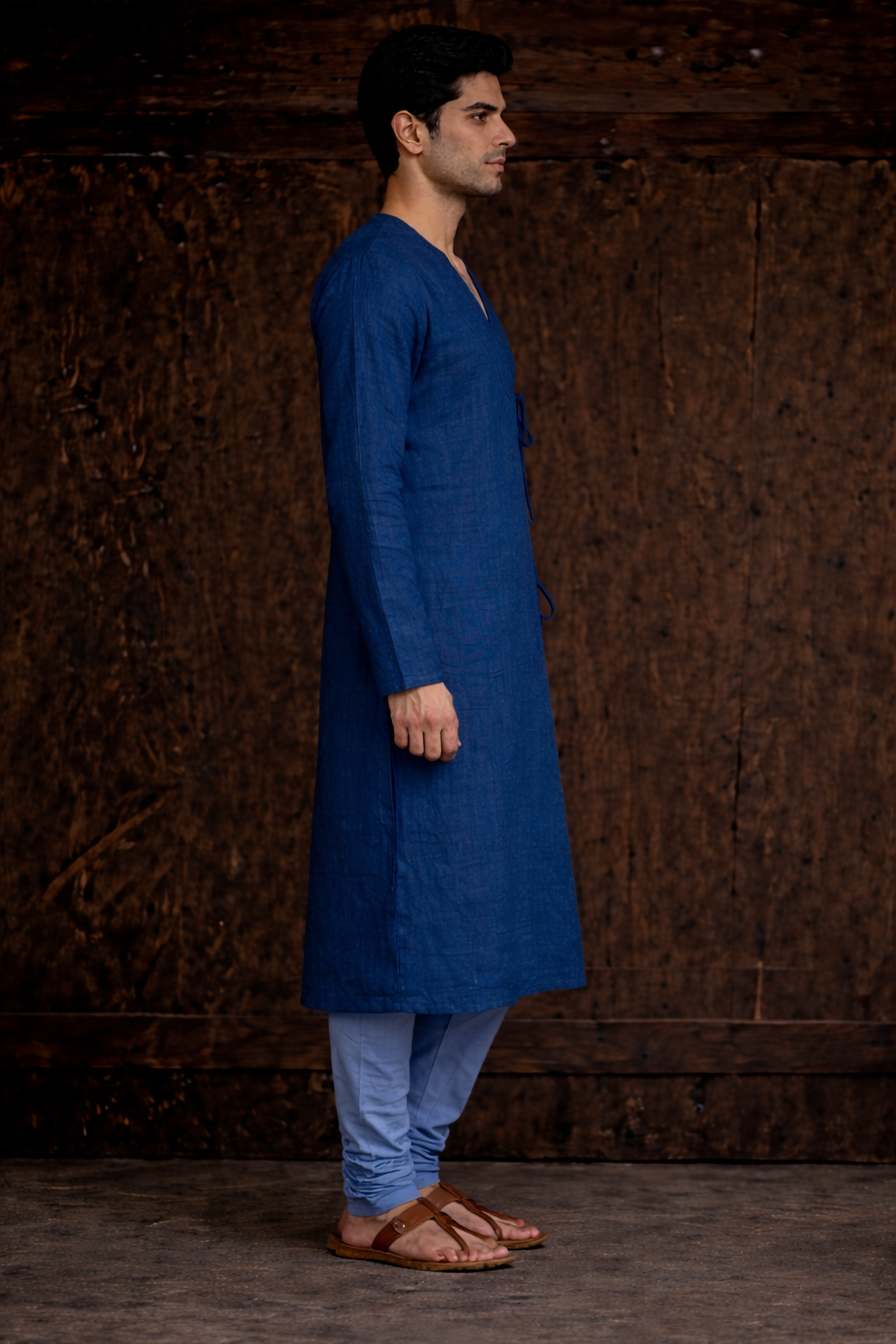 Maratha Inspired Cotton Long Kurta Set