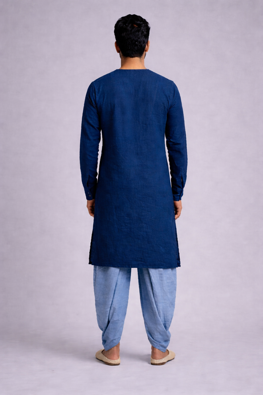 Maratha Inspired Cotton Long Kurta Set